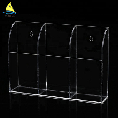 فروشگاه دیواری آکریلیک فروشگاه تلفن همراه قفسه قفسه Plexiglass جعبه پایه