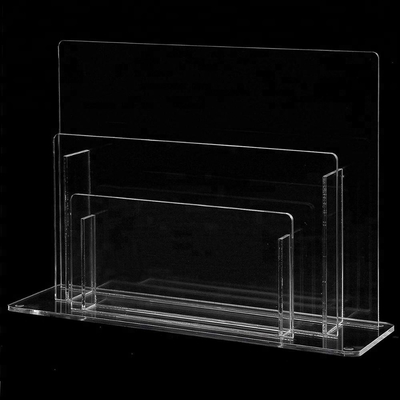 طراحی بروشور اکریلیک ظریف واضح و روشن اکریلیک مجله نمایش رک ساده