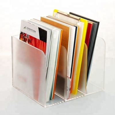 پرینترهای لیزری اکریلیک بروشورها OEM Design Acrylic Book Case Silk Screen Printing