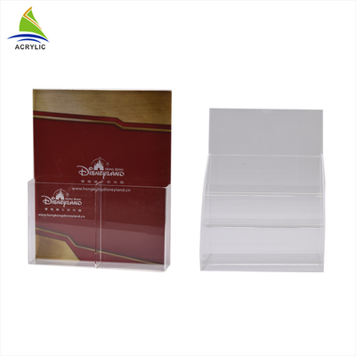 لوستر دو جیب پلاستیکی / پرونده آکریلیک اکریلیک نگهدارنده صفحه نمایش