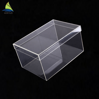 جعبه نمایش آکریلیک تبلیغاتی مدرن، جعبه کفش اکریلیک پاک
