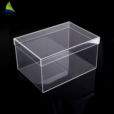 جعبه نمایش اکریلیک بالا پایان با چاپ روی صفحه نمایش چاپ آرم سطح صاف