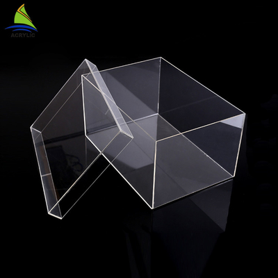 جعبه نمایش اکریلیک بالا پایان با چاپ روی صفحه نمایش چاپ آرم سطح صاف