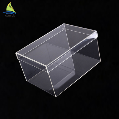 جعبه نمایش اکریلیک بالا پایان با چاپ روی صفحه نمایش چاپ آرم سطح صاف