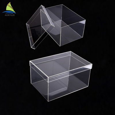 جعبه نمایش اکریلیک بالا پایان با چاپ روی صفحه نمایش چاپ آرم سطح صاف