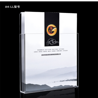 دارندگان بروشور اکریلیک OEM ، دارنده پلاستیک 1/3 A4 Leaflet Holder