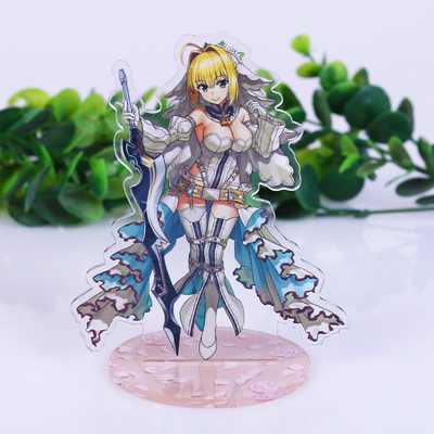 صفحه نمایش اکریلیک سفارشی خلاق Standee Anime Photo Standby Table Advertising Standee