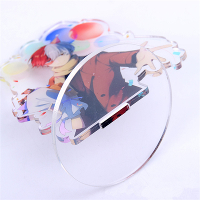 صفحه نمایش اکریلیک سفارشی خلاق Standee Anime Photo Standby Table Advertising Standee