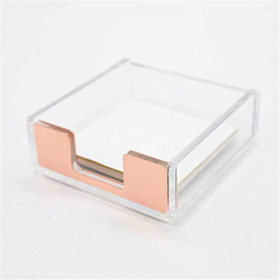 بروشور آکریلیک سفارشی Clear Lucite 4x6 Holders / Paper Sticky Note Pad Holder